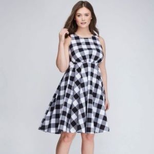 Lane Bryant Gingham Dress - Size 18